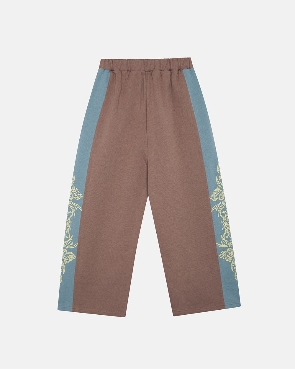 TRIBAL SWEATPANTS BROWN & BLUE