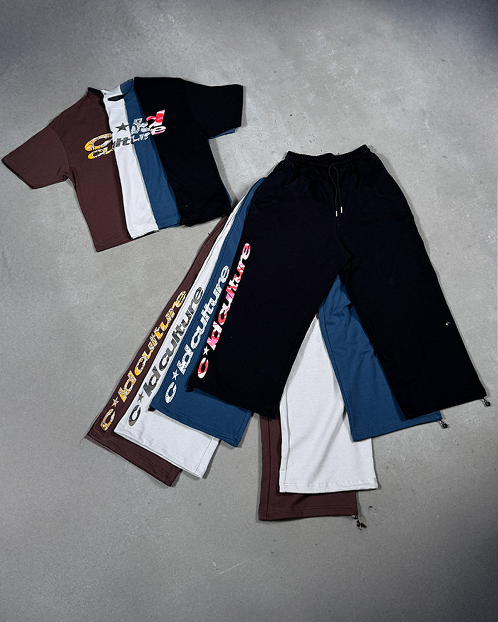 WILD CAMO SWEATPANTS BLACK