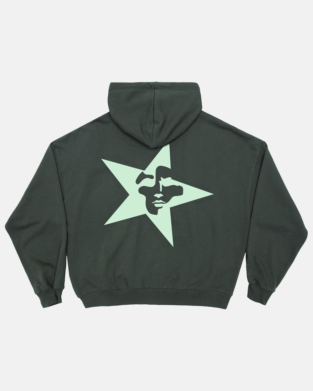 STARFACE ZIP HOODIE NIGHT GREEN