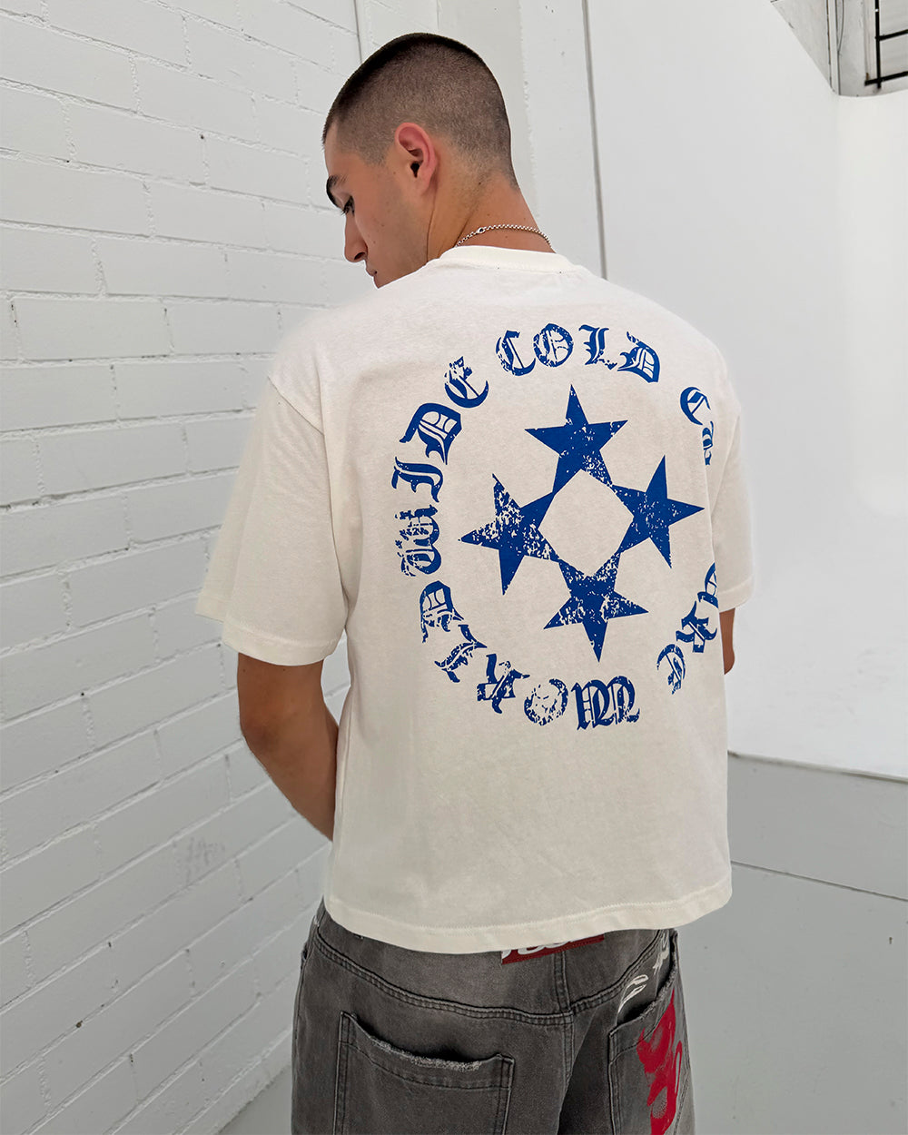SCATTER TEE WHITE