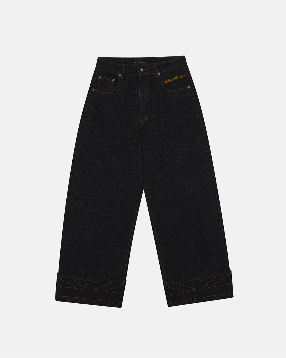 TOP BOY PANTS BLACK DENIM