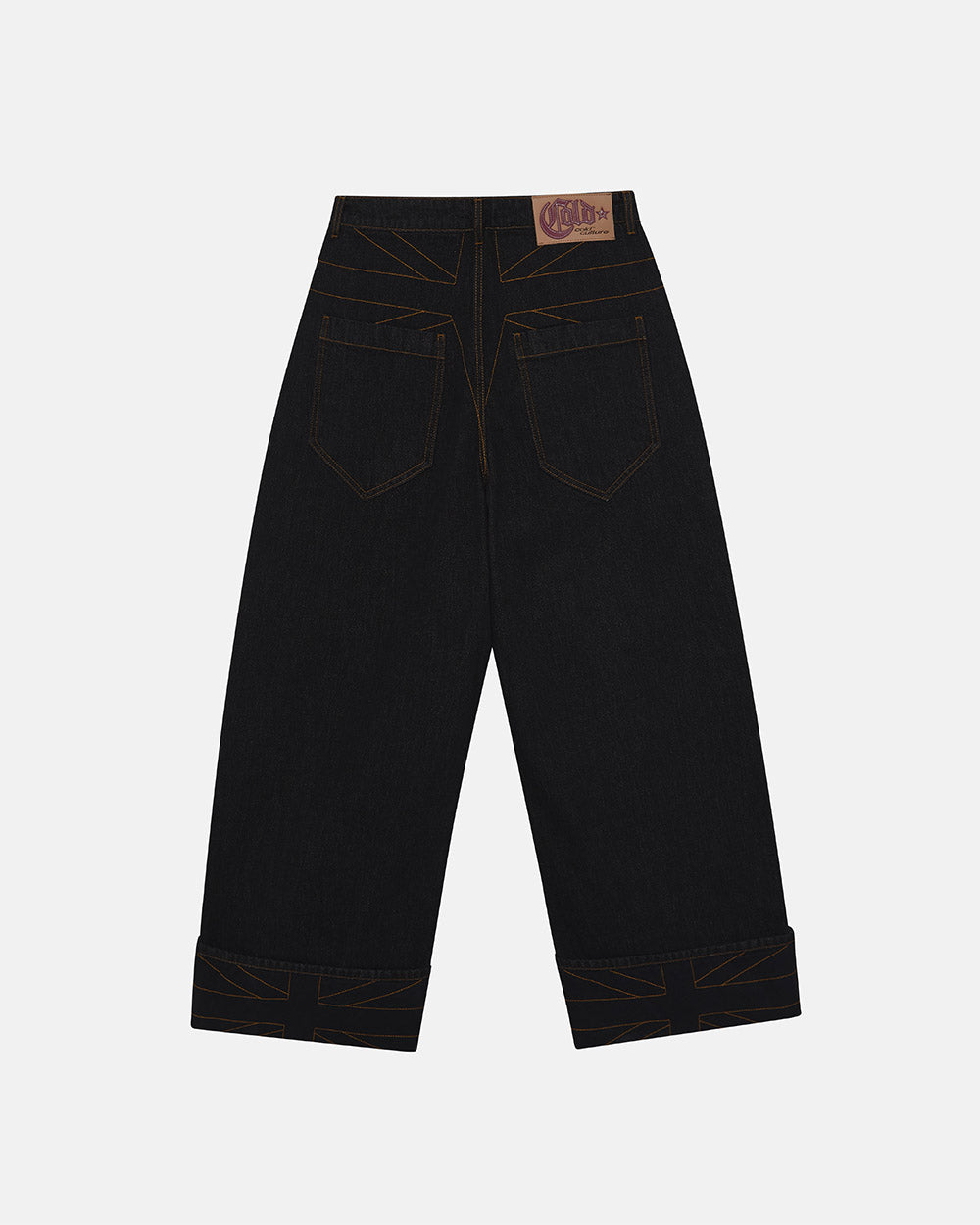 TOP BOY PANTS BLACK DENIM