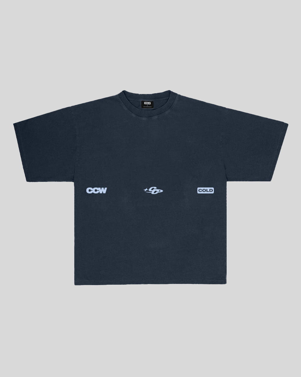 GLOBE TEE BLUE SHADOW