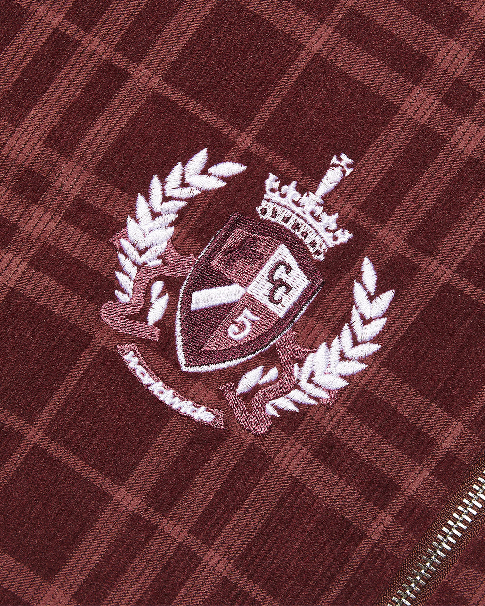 POSH ZIP HOODIE BURGUNDY