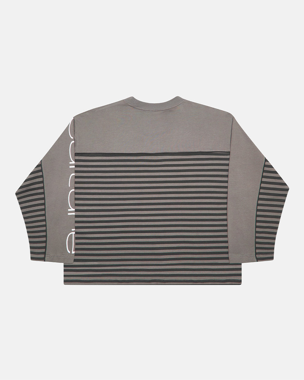 DOUBLE SIDED LONGSLEEVE DARK GREY