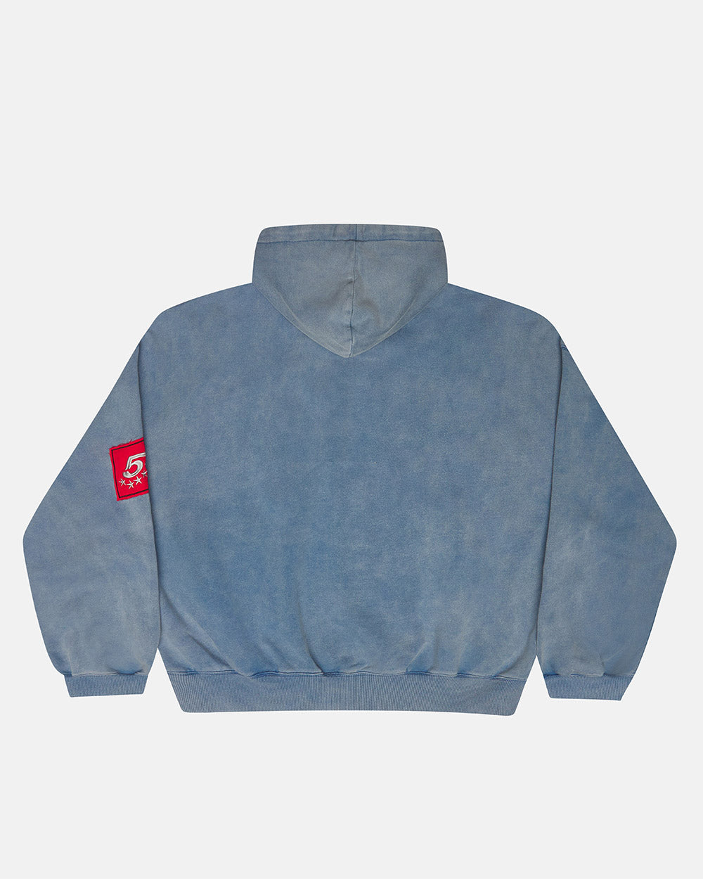 WALKER ZIP HOODIE WASHED INDIGO
