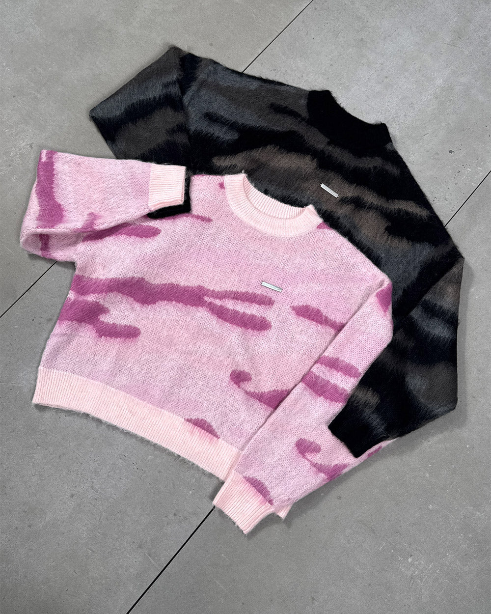 CAMO KNITWEAR PINK