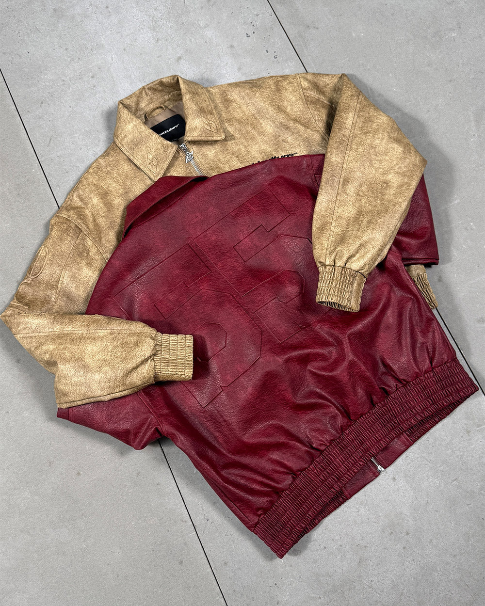 RACING LEATHER JACKET RED
