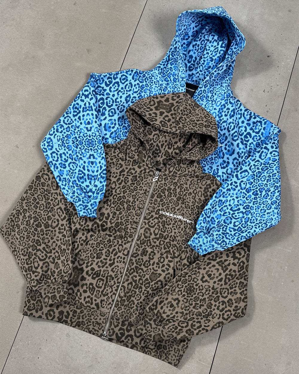NOCTURNE BEAST ZIP HOODIE BROWN