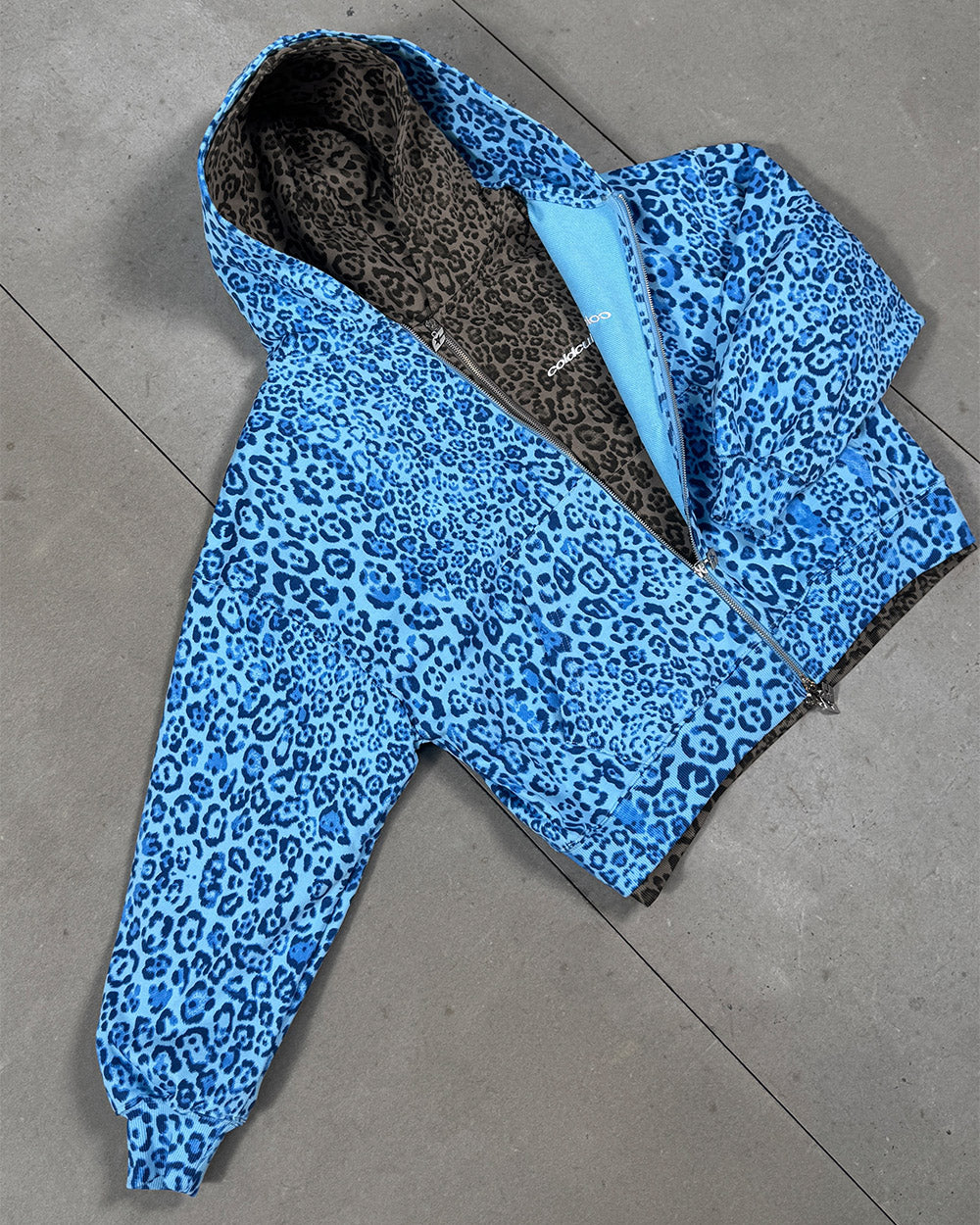 NOCTURNE BEAST ZIP HOODIE BLUE