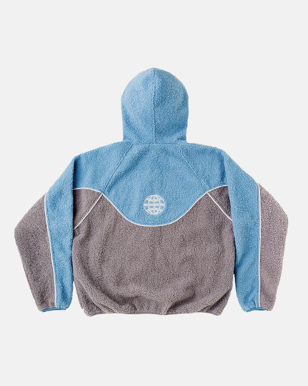 NO RISK FLEECE JACKET STONE GREY/STERLING BLUE