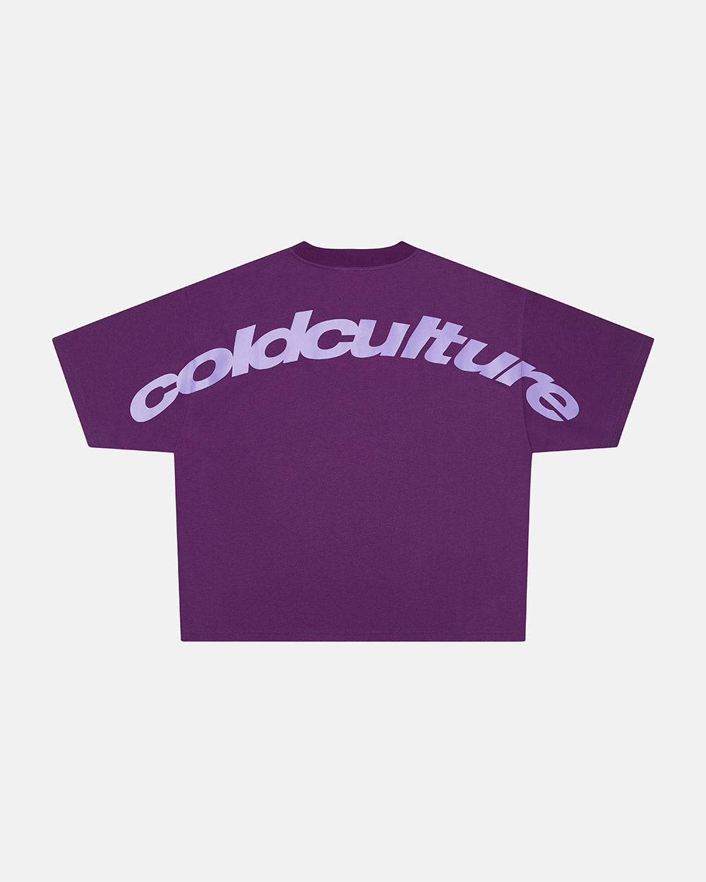 CURVED TEE BURGUNDY & PURPLE