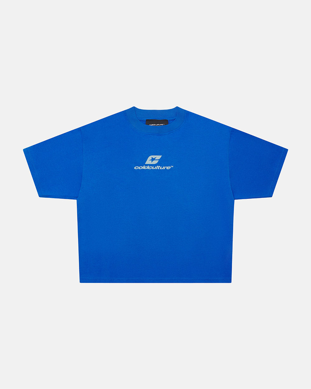 CURVED TEE BLUE