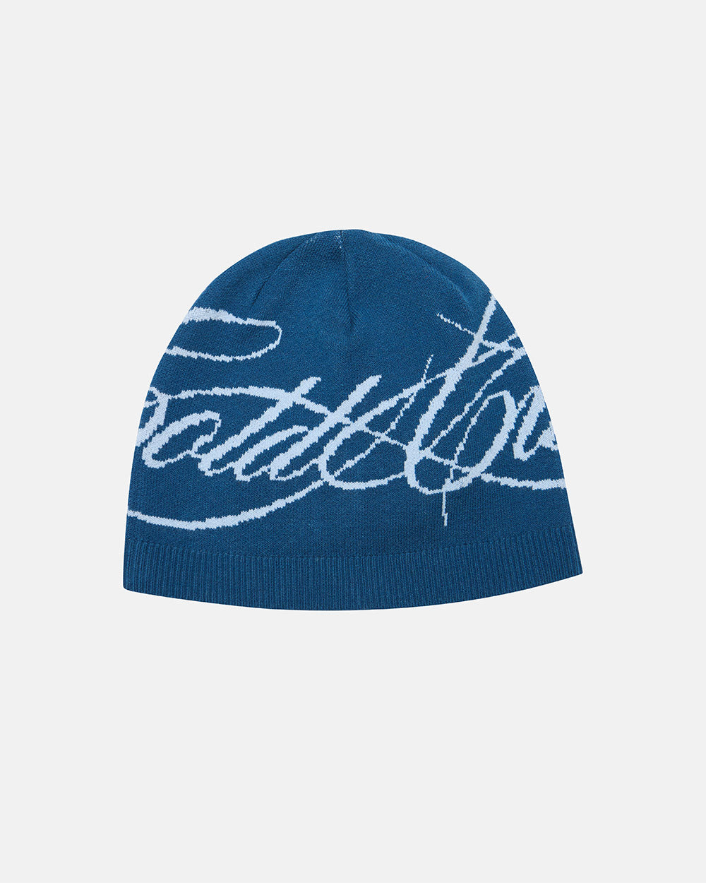 SCRIPT BEANIE BLUE