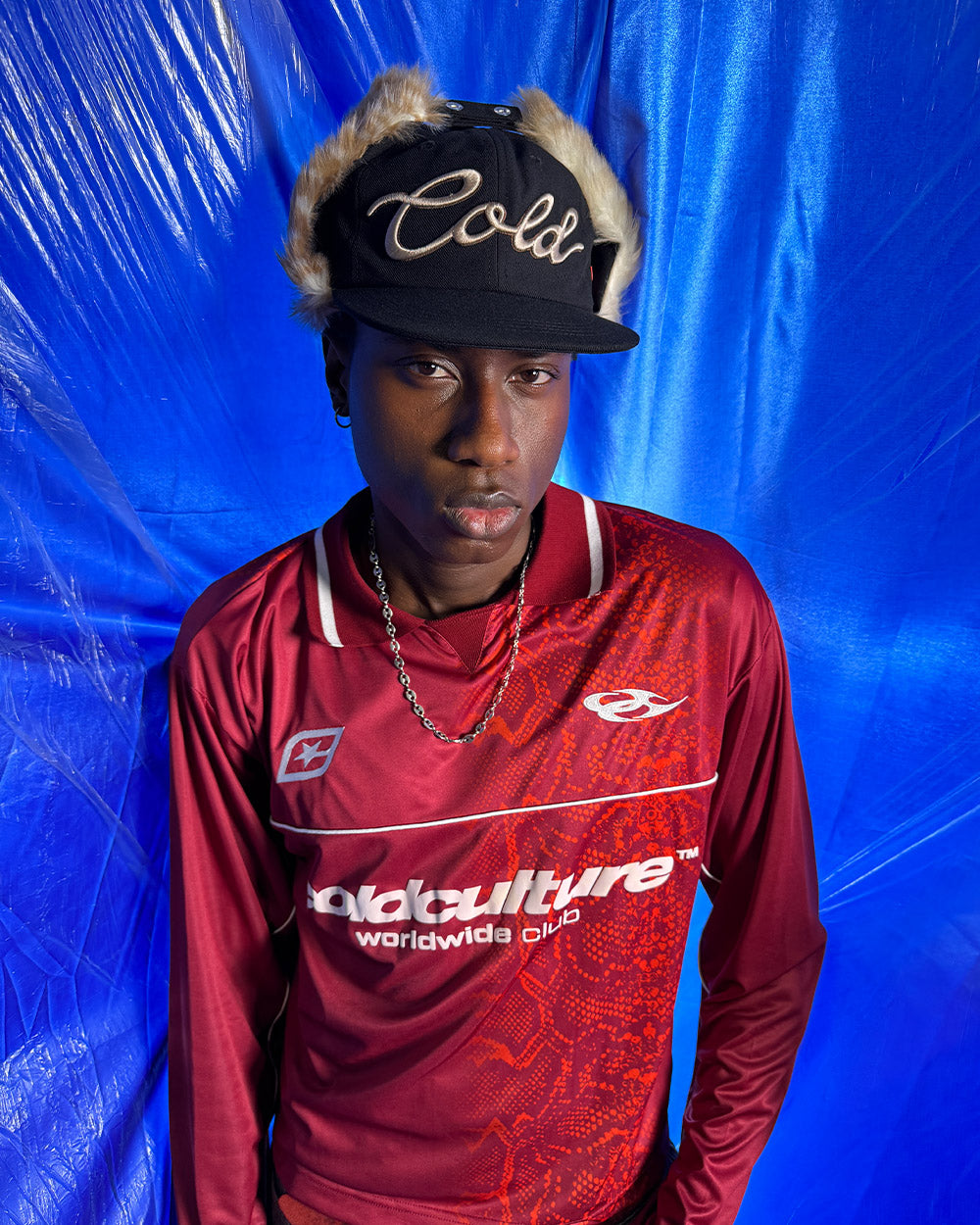MAMBA SNAKE LONGSLEEVE POLO RED