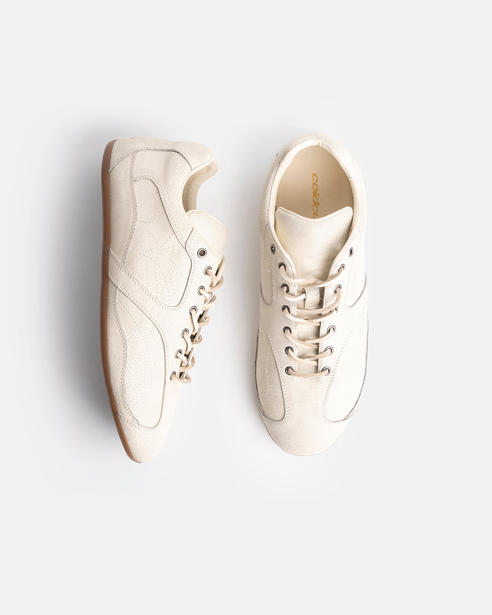 SILENT CODE SNEAKERS SUEDE WHITE