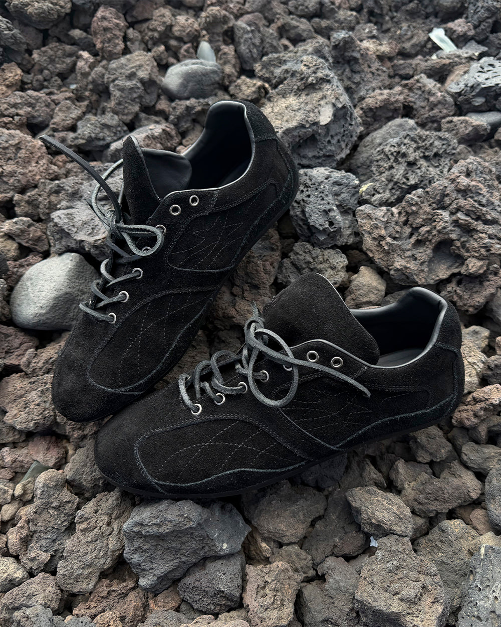 SILENT CODE SNEAKERS SUEDE BLACK