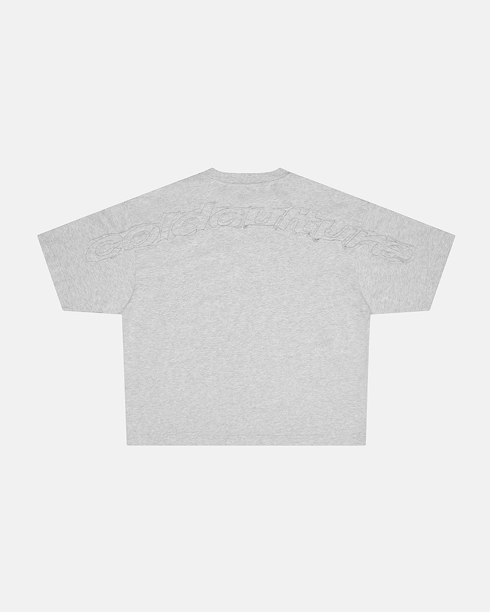 DISTRESS CURVED TEE GREY VIGORÉ