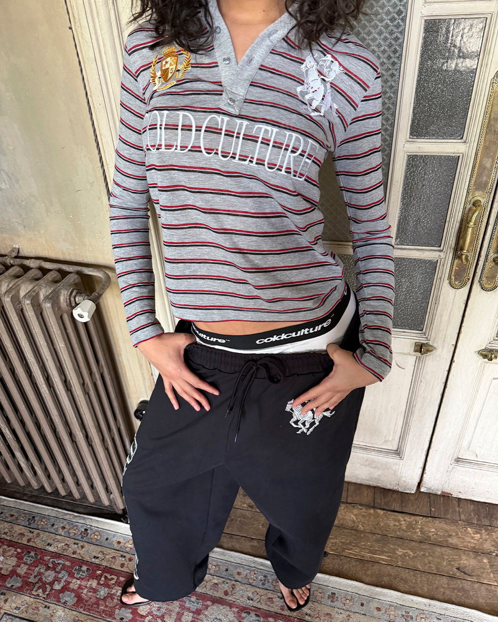 RIDING CLUB LONGSLEEVE GREY