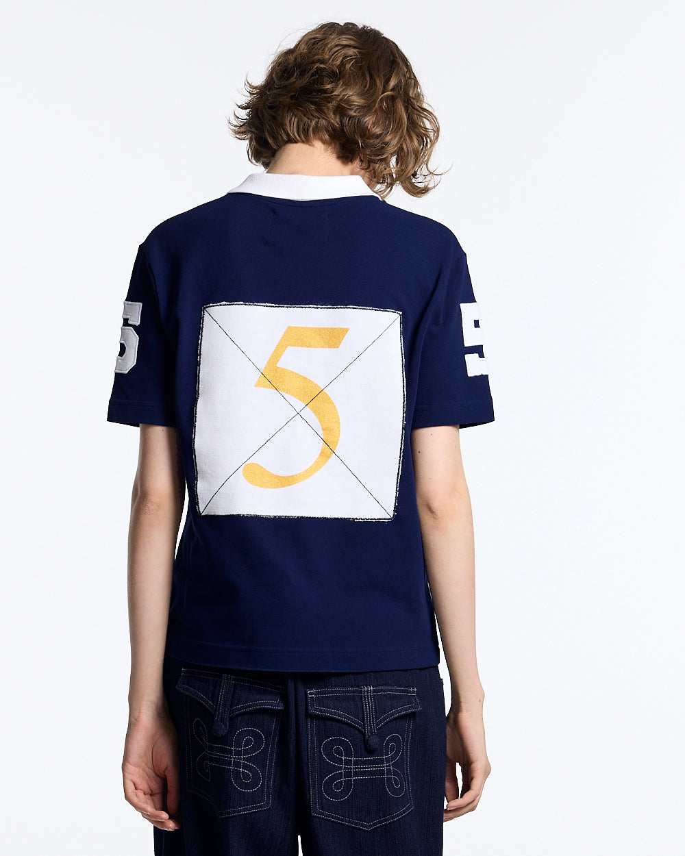 COLD CULTURE - RIDING CLUB POLO NAVY #woman