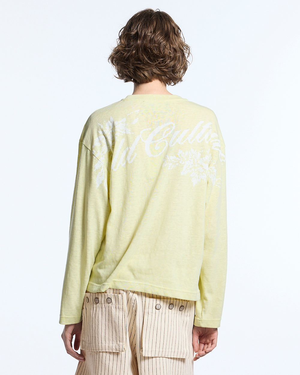 COLD CULTURE - OLD SOUL LONGSLEEVE PALE YELLOW #woman