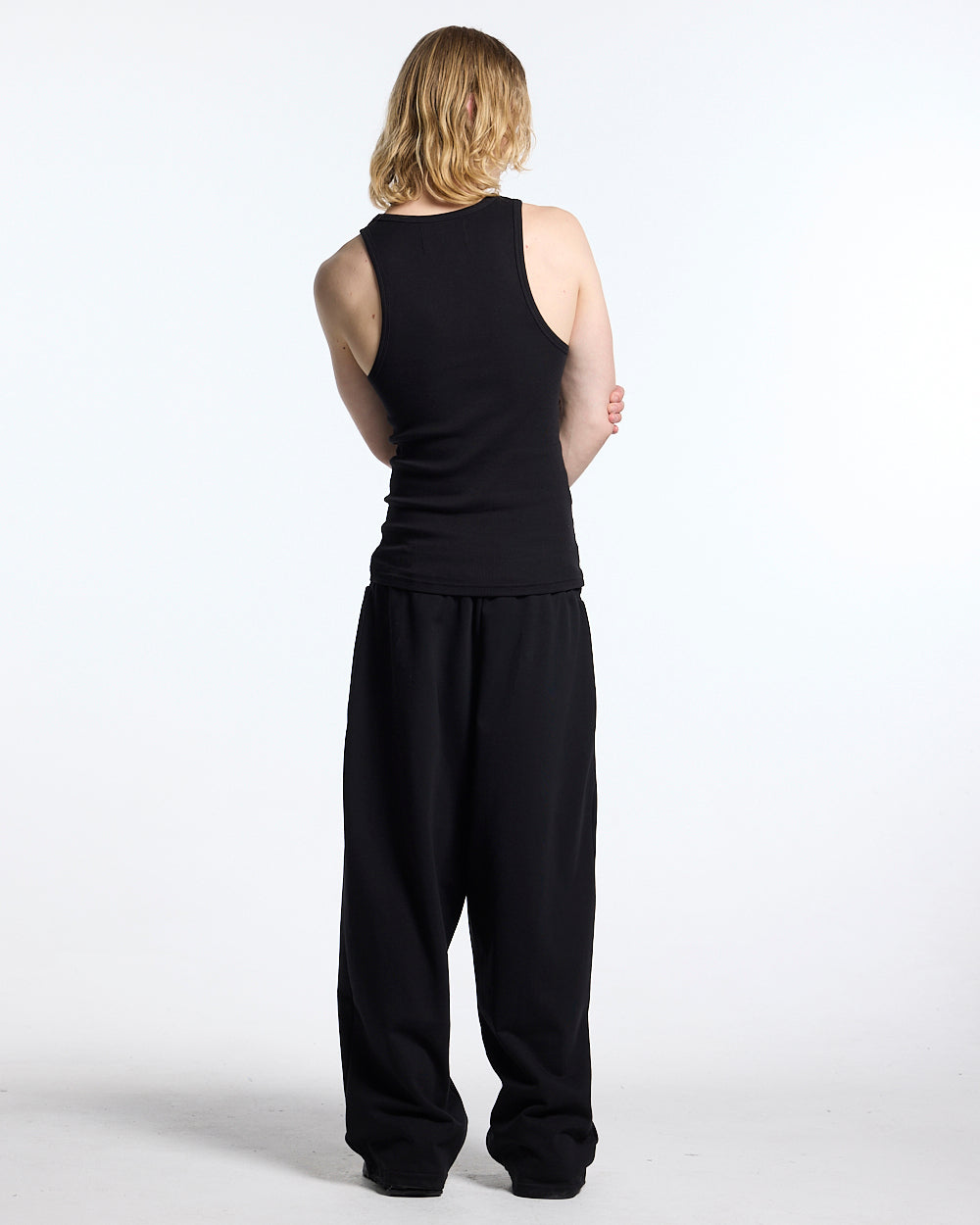 COLD CULTURE - SCRIPT TANK TOP BLACK #man