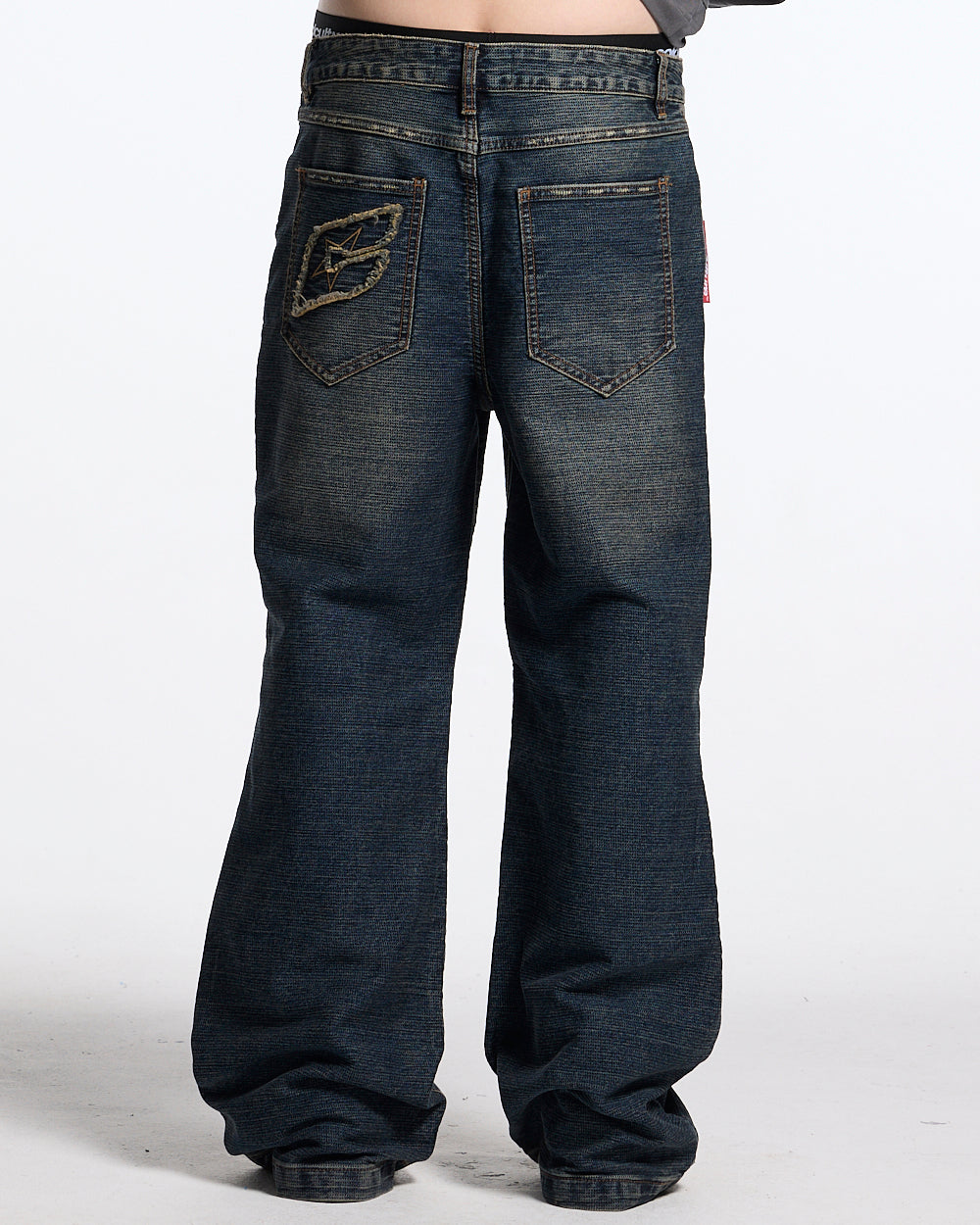 COLD CULTURE - CONCRETE BOOTCUT JEANS BLUE #man