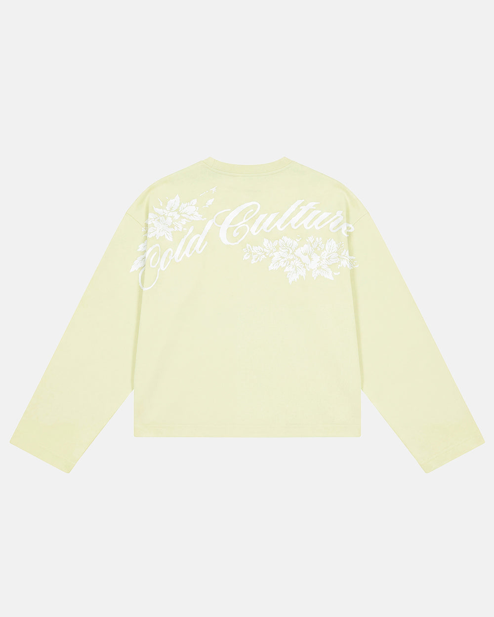 COLD CULTURE - OLD SOUL LONGSLEEVE PALE YELLOW