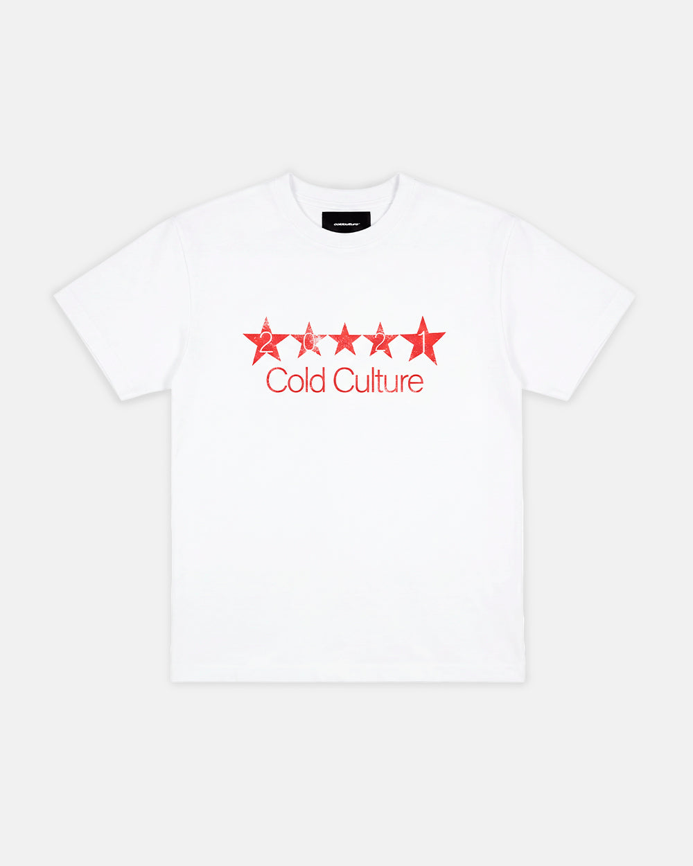 FIVE STARS TEE WHITE