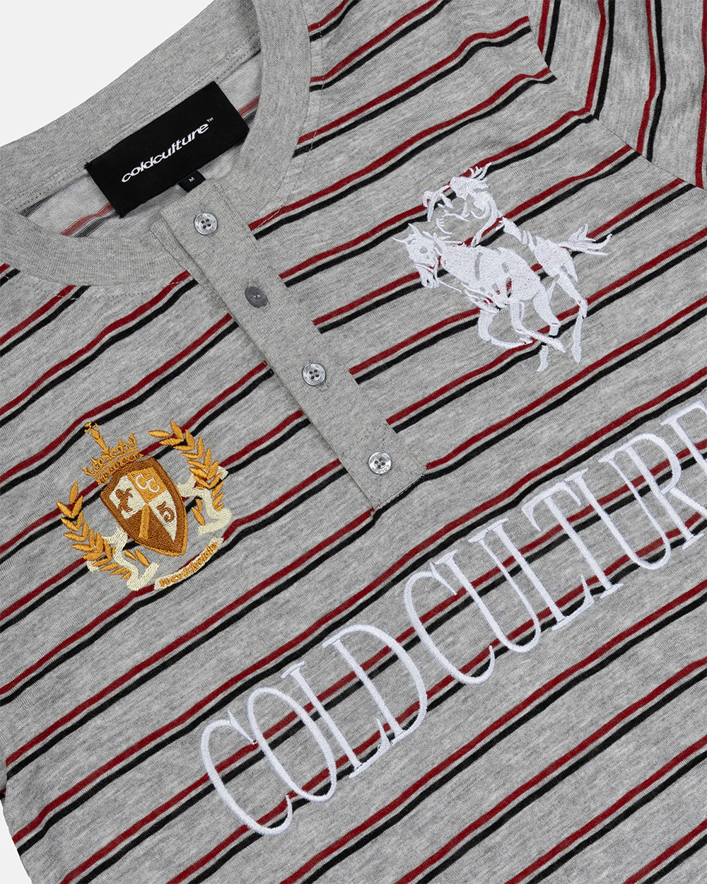 COLD CULTURE - RIDING CLUB LONGSLEEVE GREY