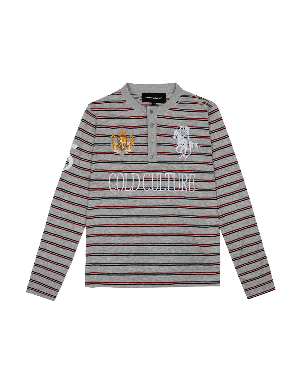 COLD CULTURE - RIDING CLUB LONGSLEEVE GREY