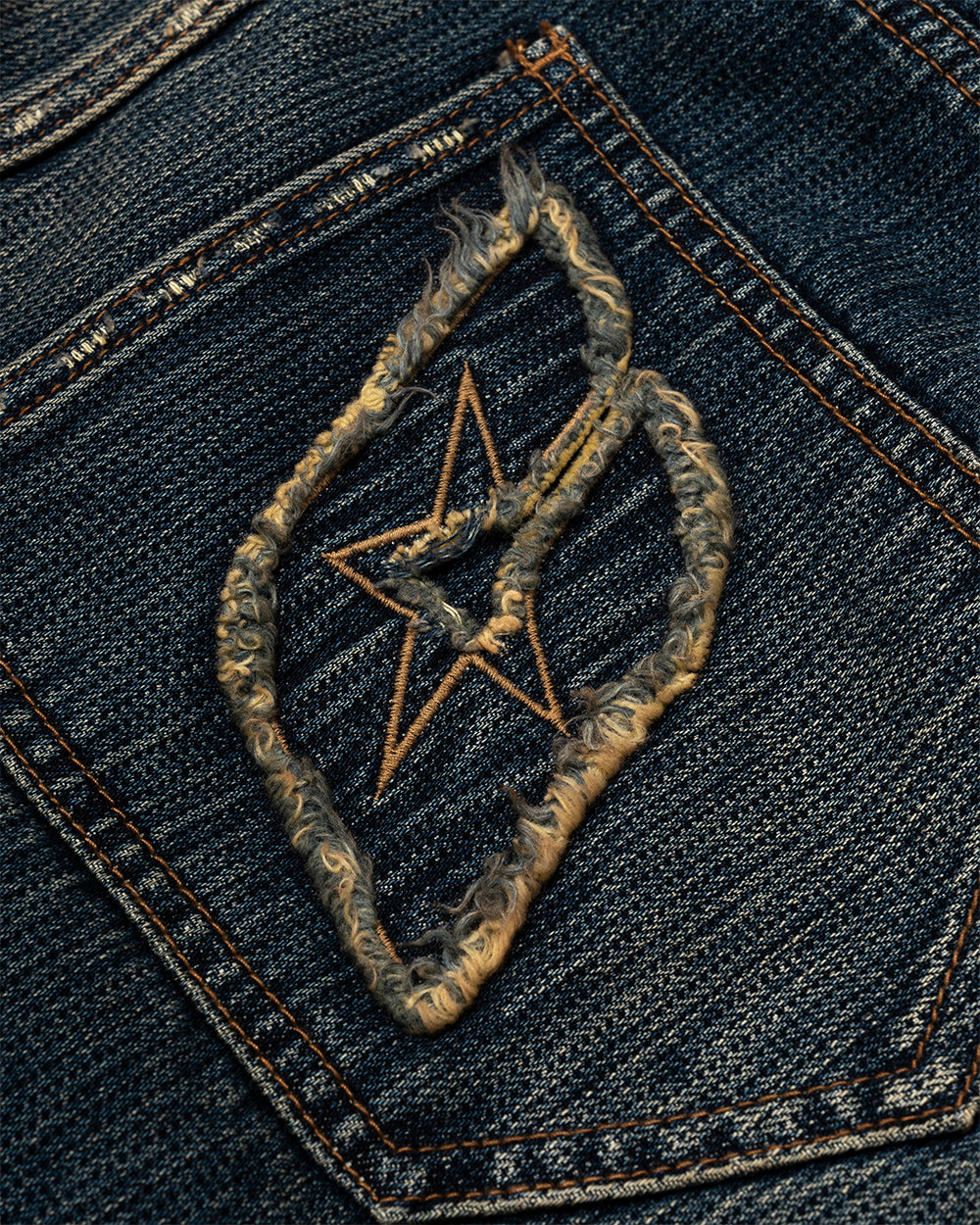 COLD CULTURE - CONCRETE BOOTCUT JEANS BLUE