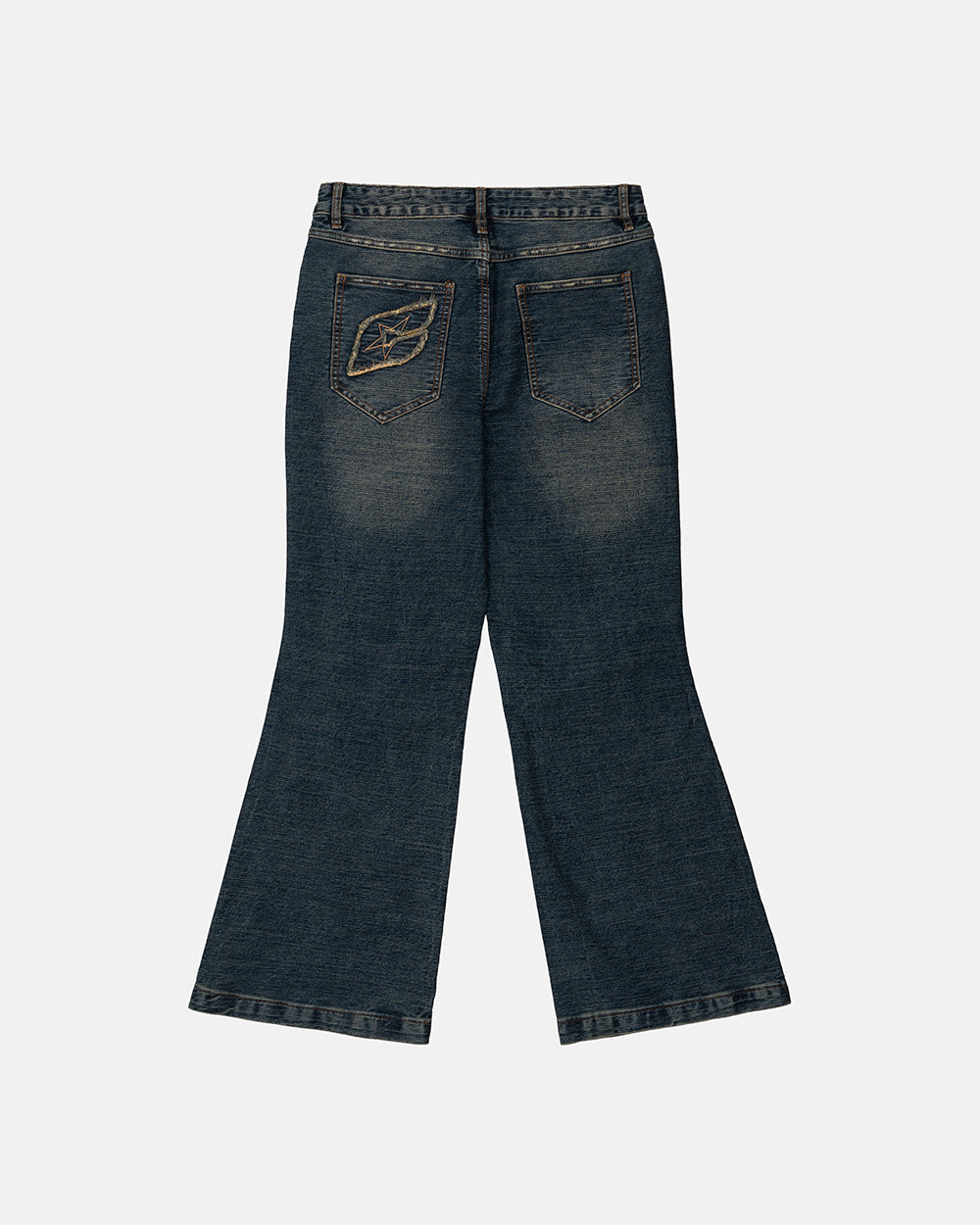 COLD CULTURE - CONCRETE BOOTCUT JEANS BLUE
