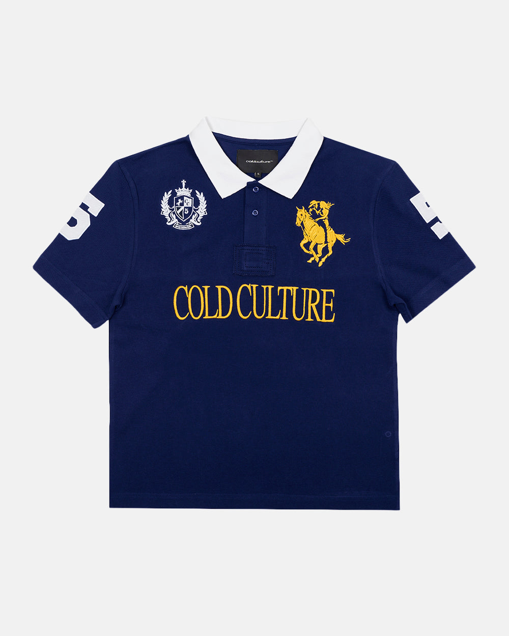 COLD CULTURE - RIDING CLUB POLO NAVY