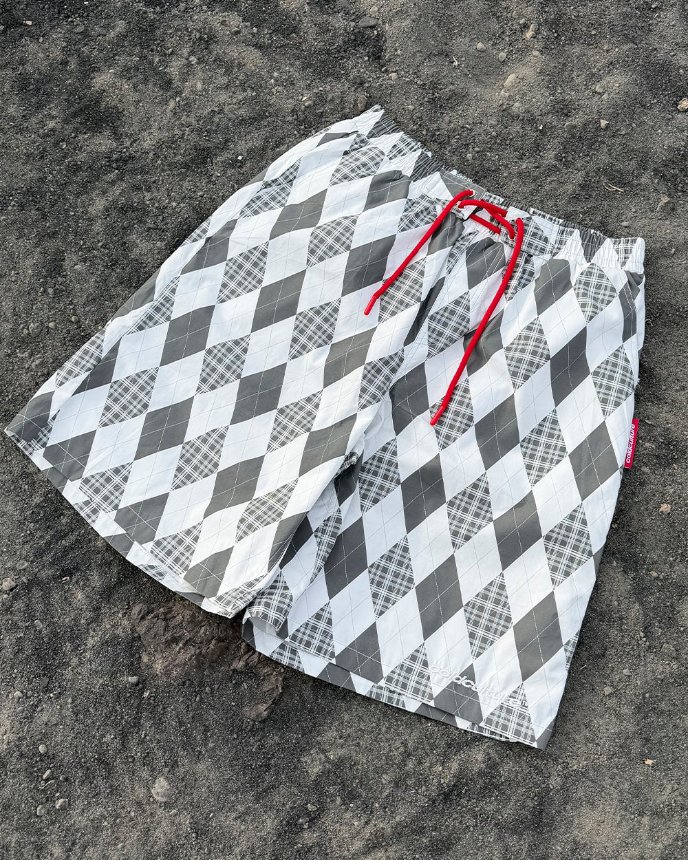 PREPPY SWIMSHORTS WHITE