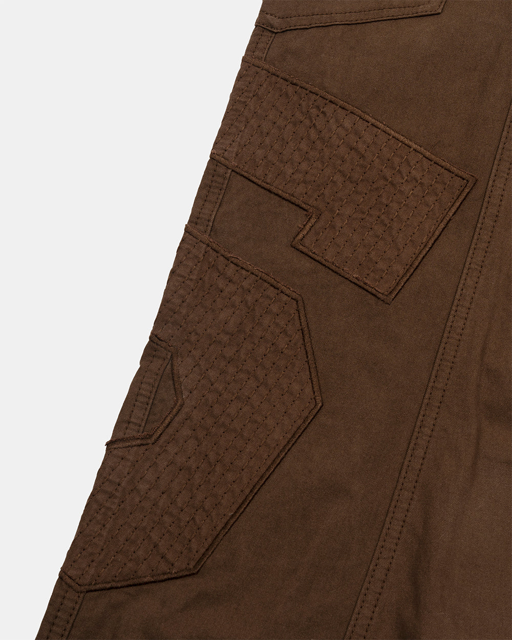 SOLID CARGO PANTS BROWN