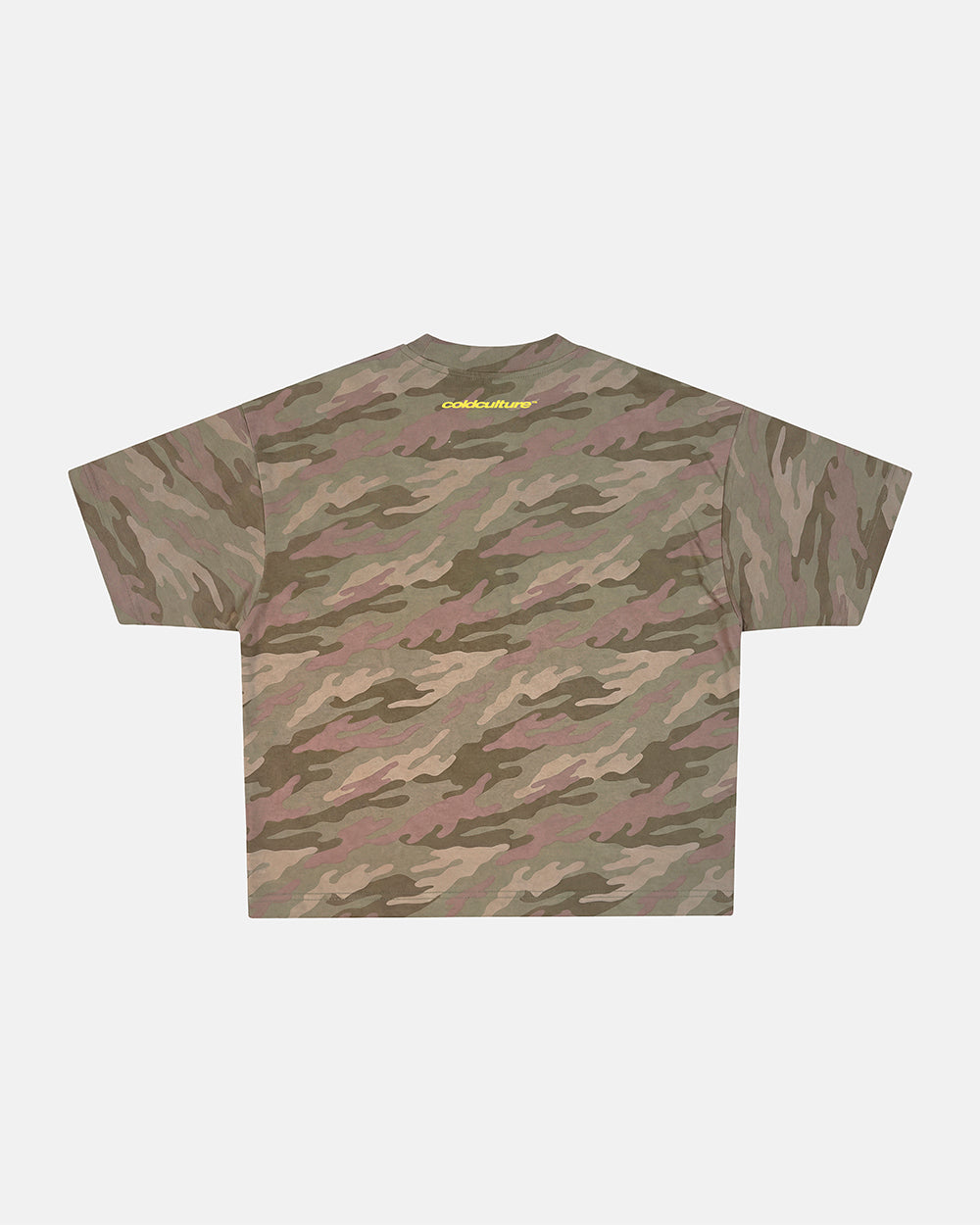 CROSSED SCRIPT TEE CAMO