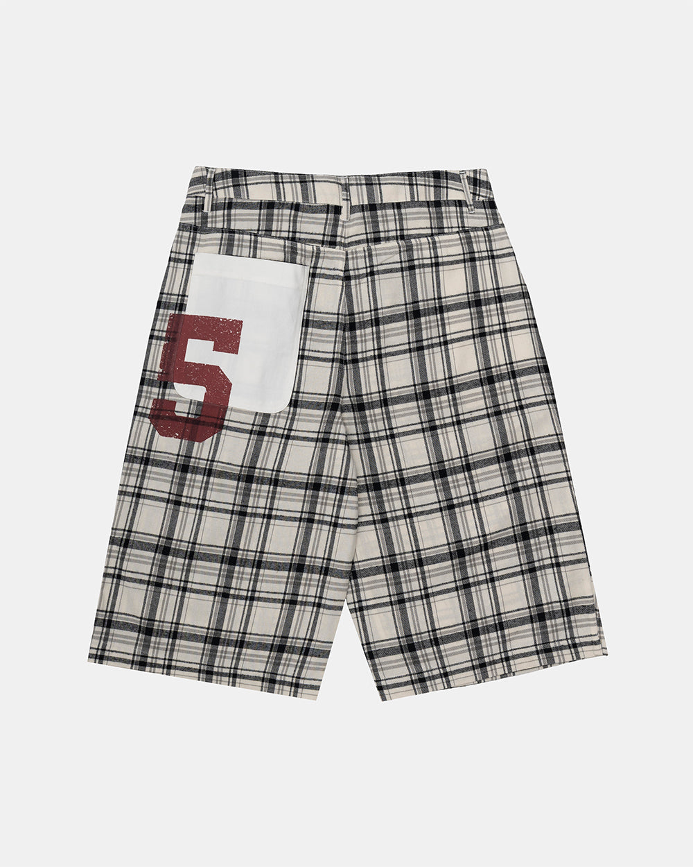 DINING CHECK JORTS BLACK