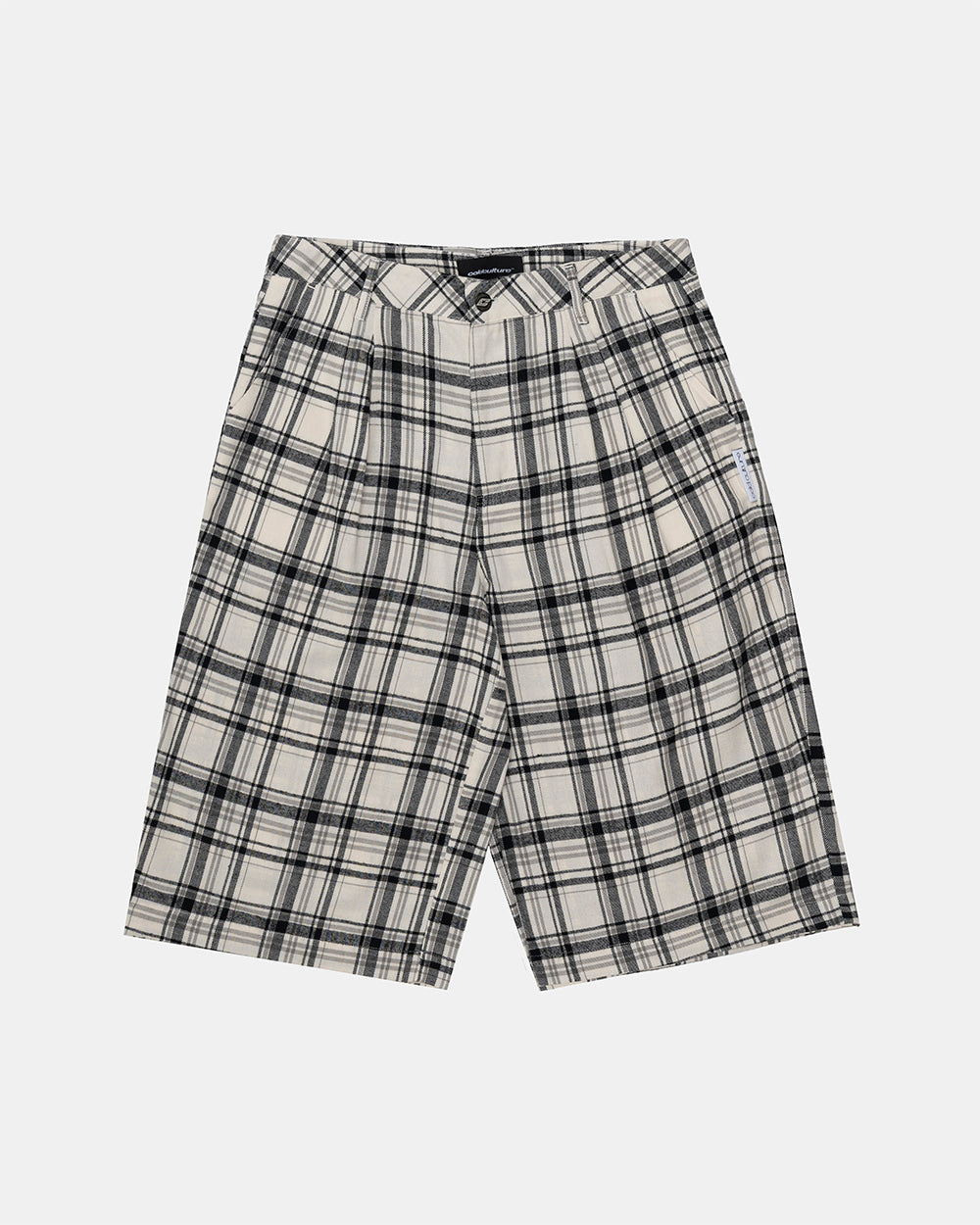 DINING CHECK JORTS BLACK