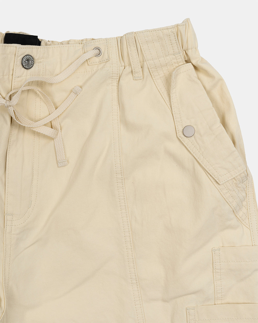 SOLID CARGO PANTS WHITE