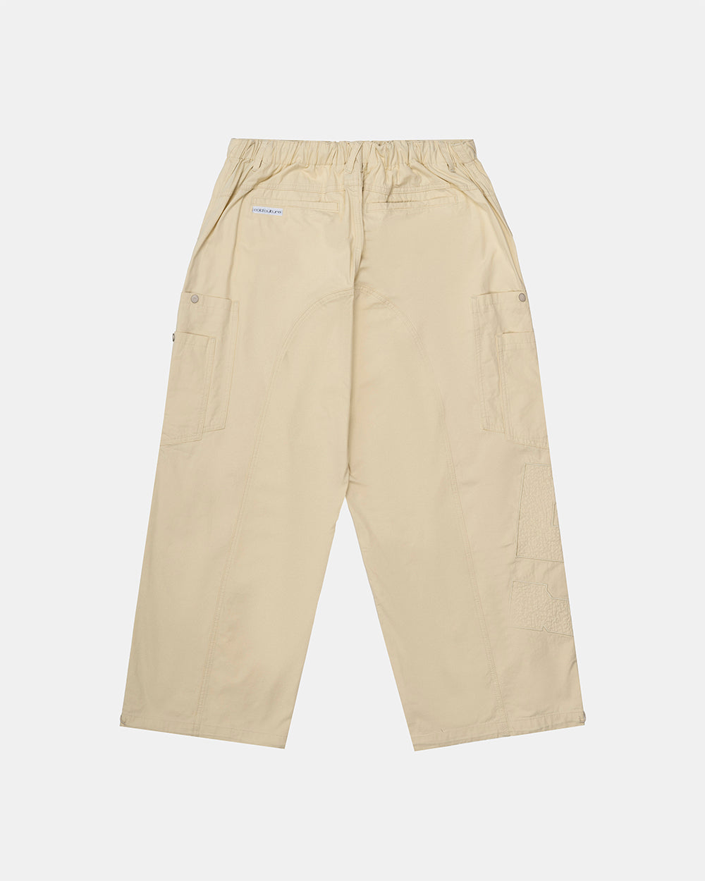 SOLID CARGO PANTS WHITE