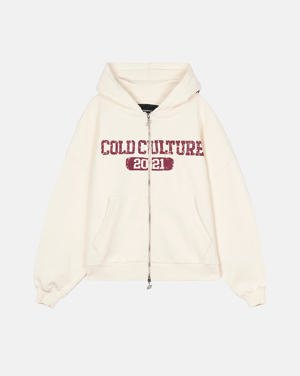 AVIATOR ZIP HOODIE WHITE