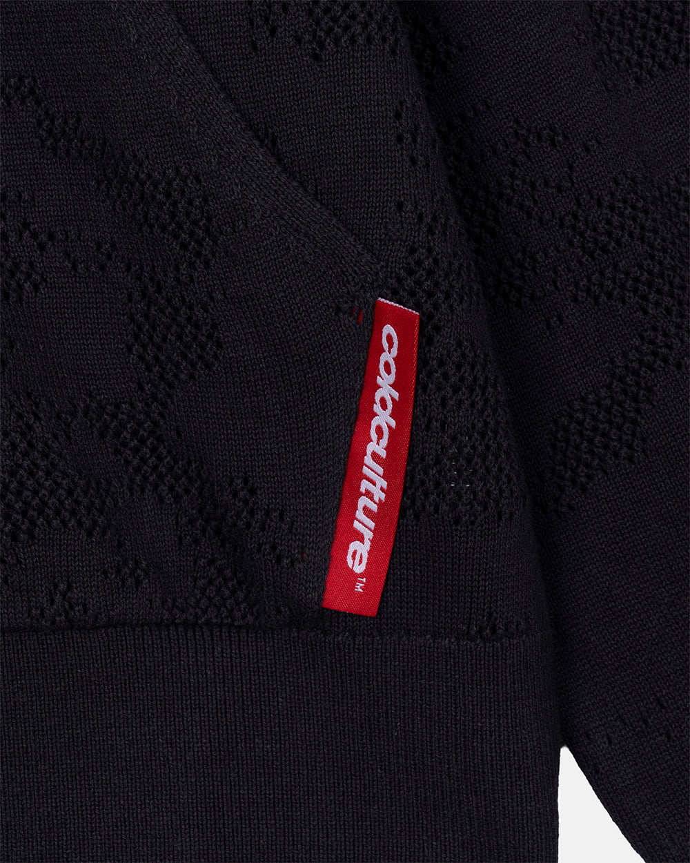 HURRACAINE ZIP KNIT BLACK