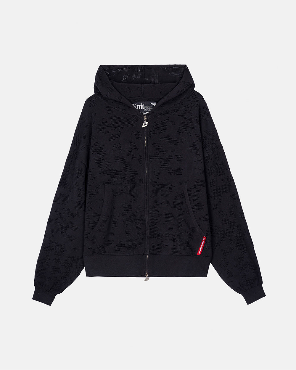 HURRACAINE ZIP KNIT BLACK