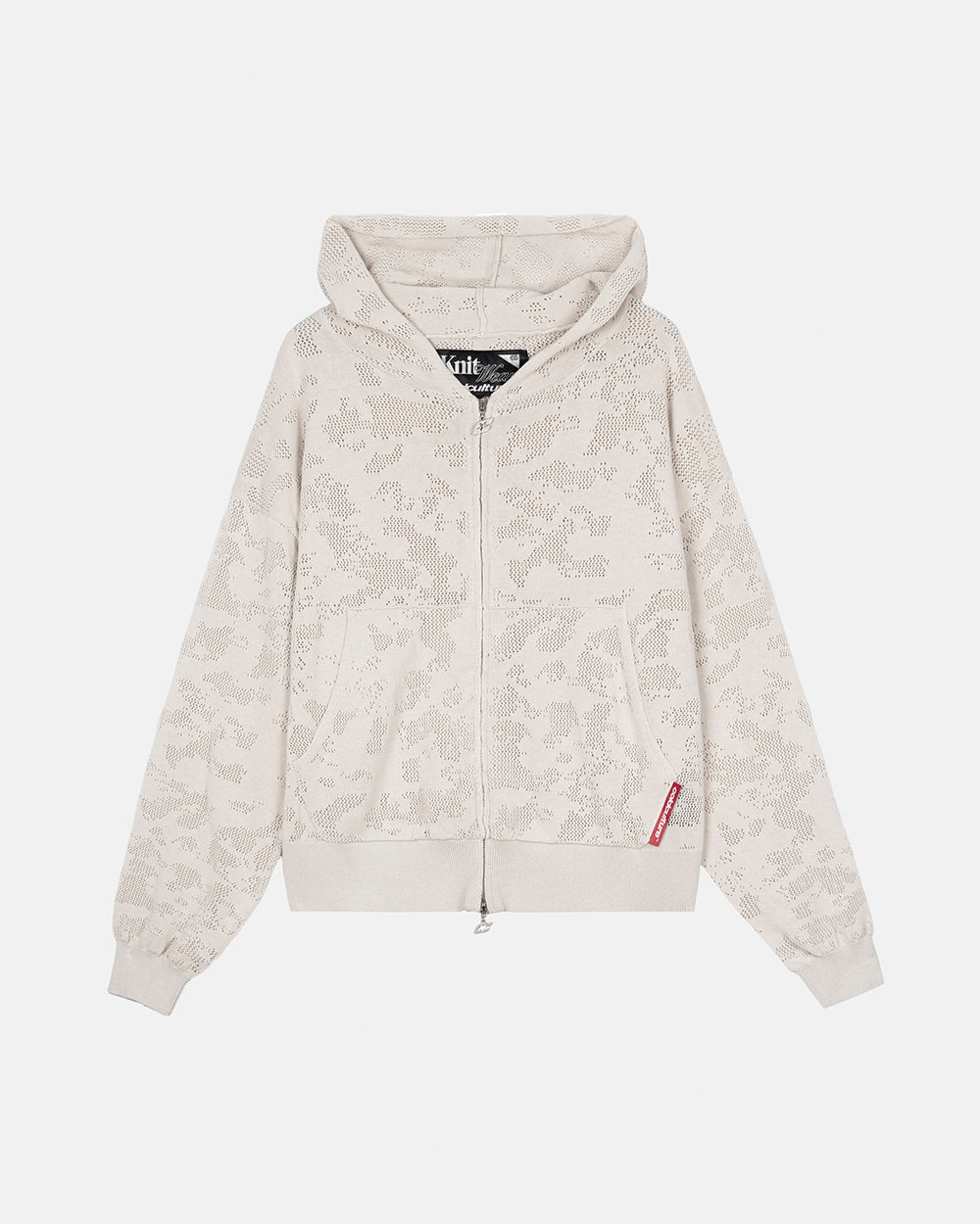 HURRACAINE ZIP KNIT WHITE