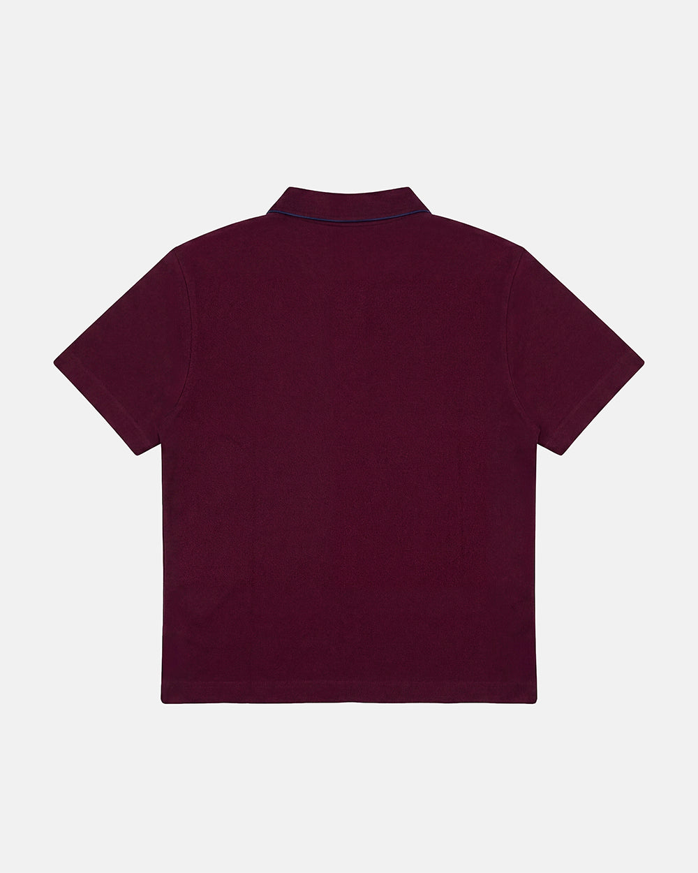 TARTAN SCRIPT POLO RED