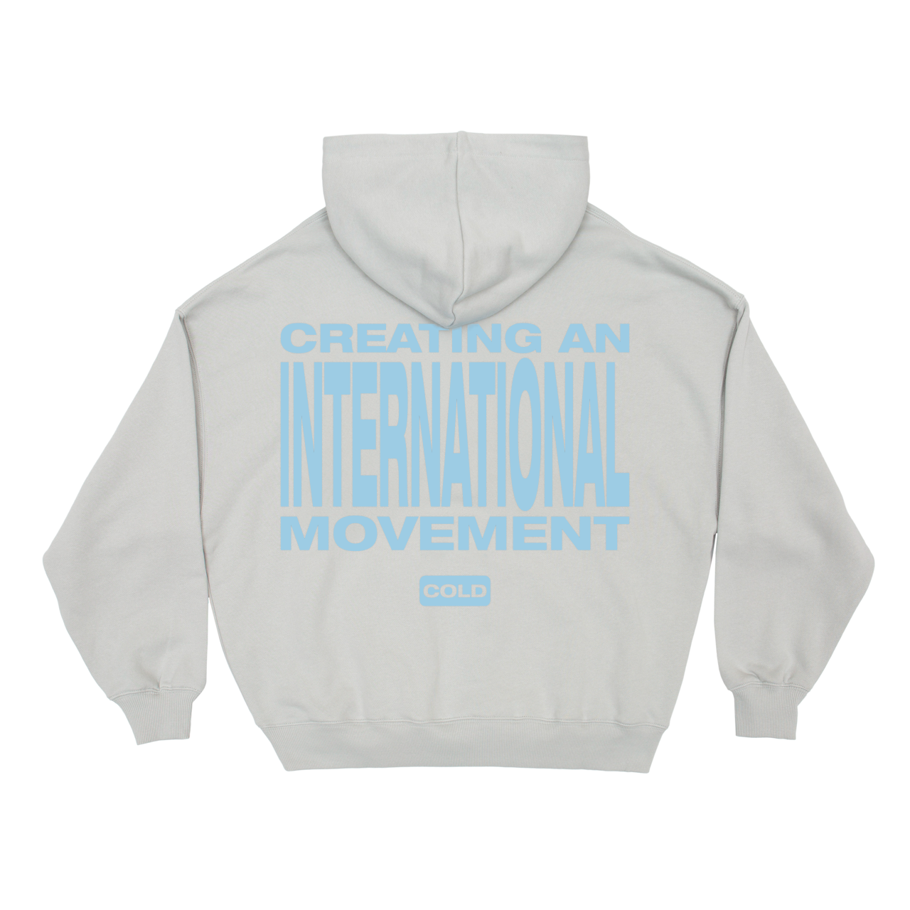 TYPE MODIFICATION HOODIE PEARL GREY