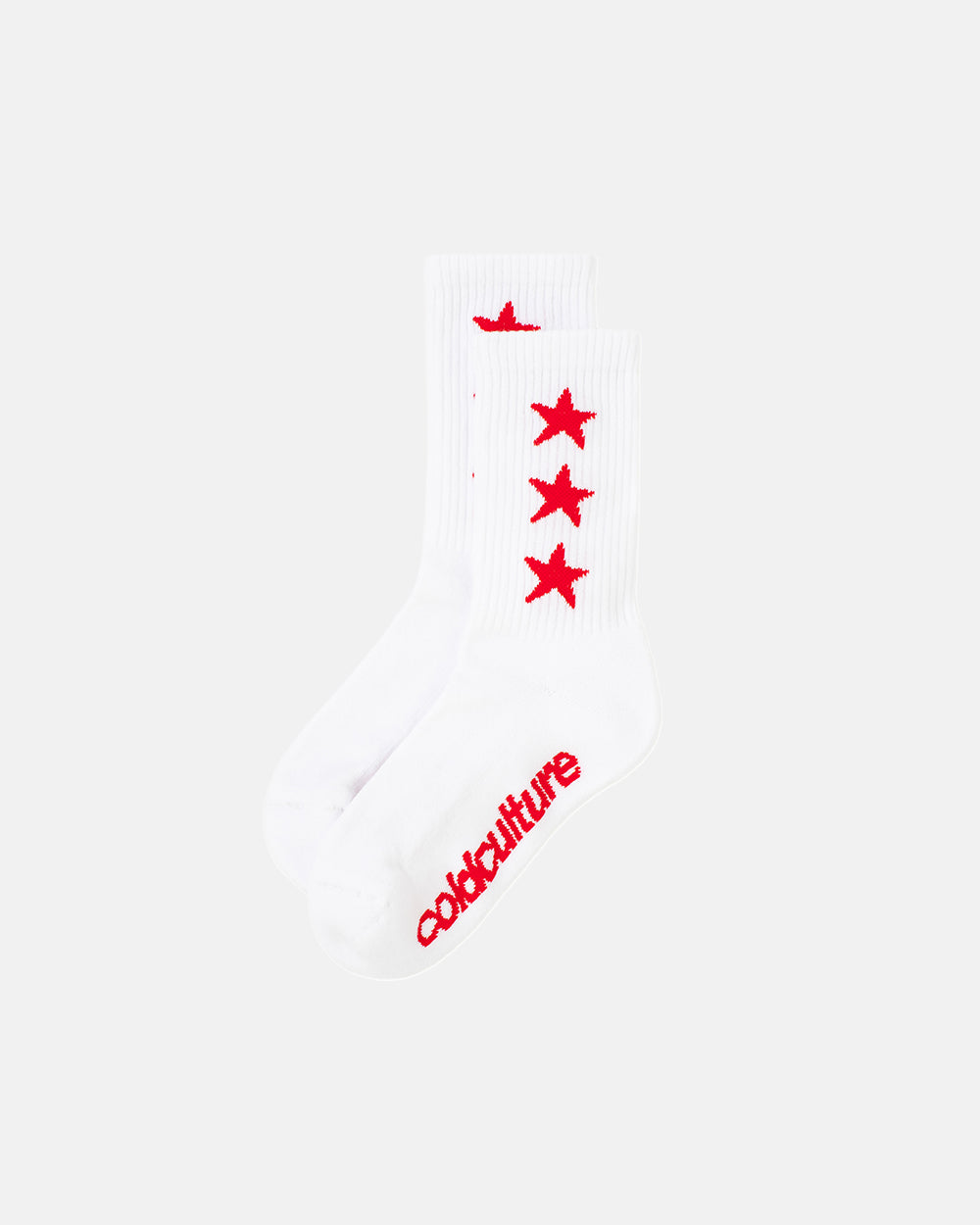 STARRY SOCKS RED/WHITE