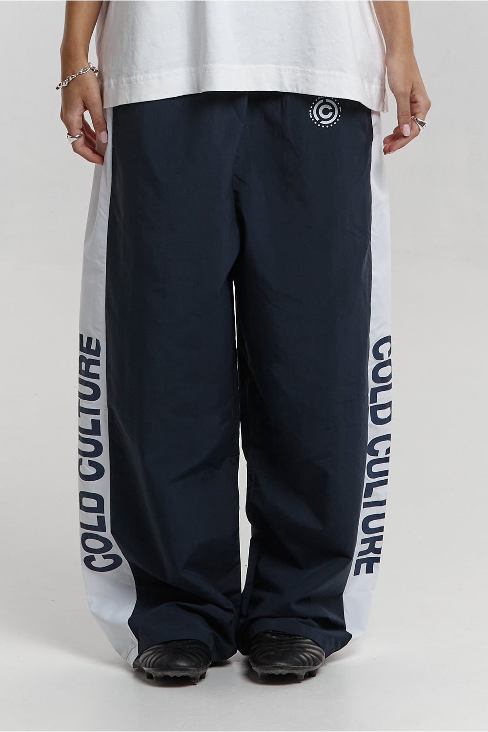 SIDE STRIPE STARS SWEATPANTS DARK BLUE