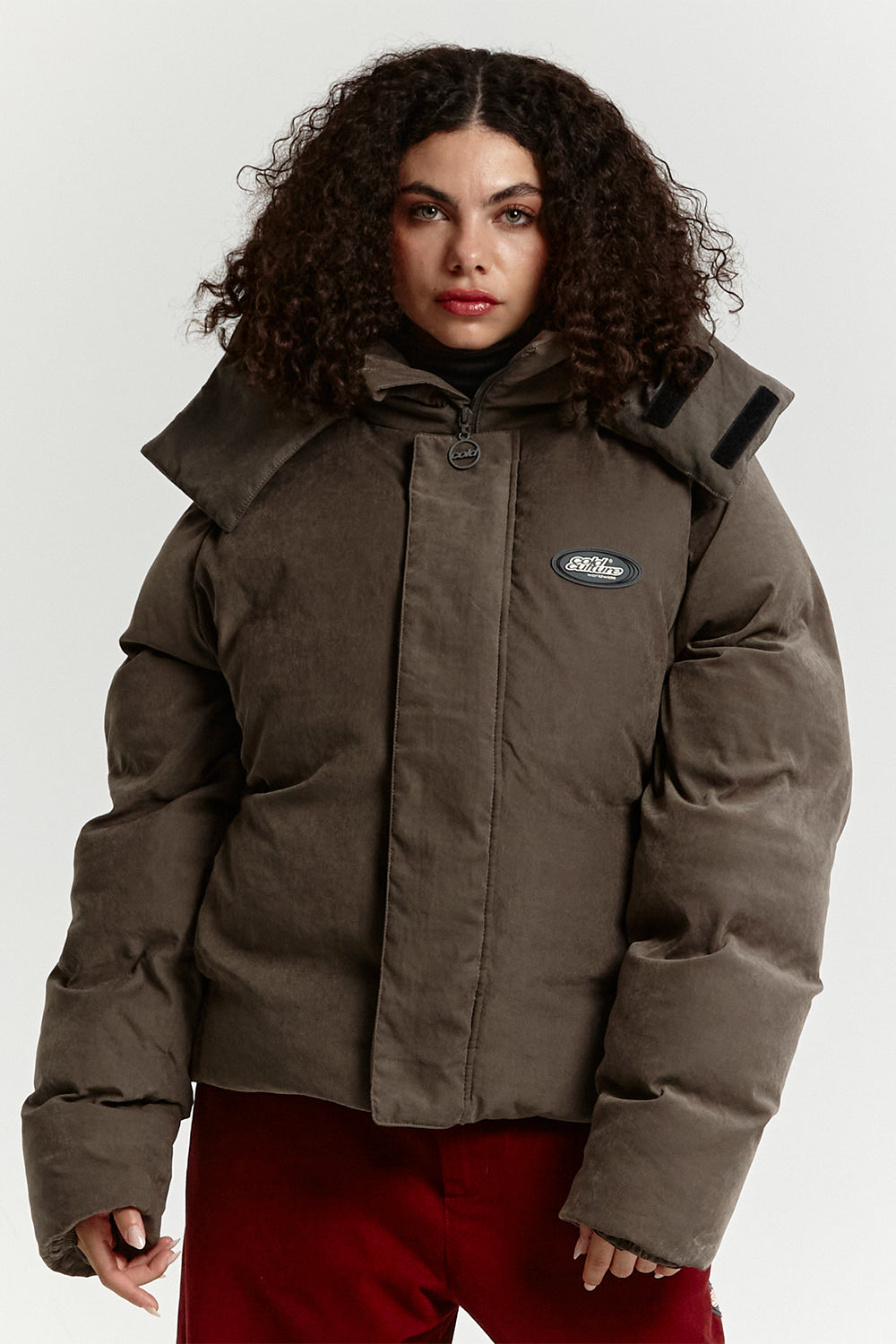 PILLOW PUFFER SHADY BROWN